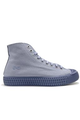 Hoge Sneaker Mono Blauw