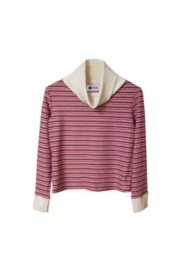 Turtleneck Tracey Red Striped