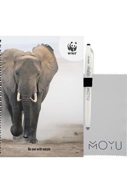 A5 Uitwisbaar Notitieboek Wnf X Moyu Olifant