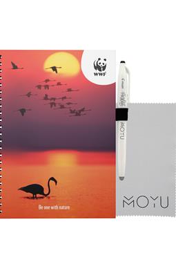 A5 Uitwisbaar Notitieboek Wnf X Moyu Flamingo