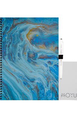 A4 Erasable Notebook Rock Paper Beyond Blue