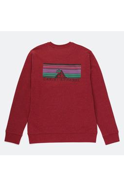 Rotes Sunset-Sweatshirt