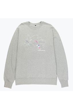 Sweatshirt Snowboard Grey