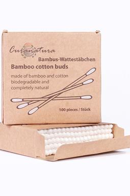 Wattestäbchen Bambus 100er Pack