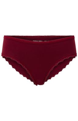 Hipster Lace Donkerrood