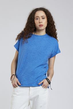 T-Shirt Hanf Sunrise Kobaltblau