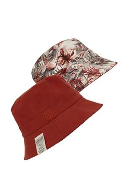 Bucket Hat Reversible Unisex Bali Red