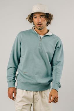 Sweatshirt Met Rits Brava Storm Blauw