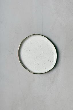 Teller Keramik Grau