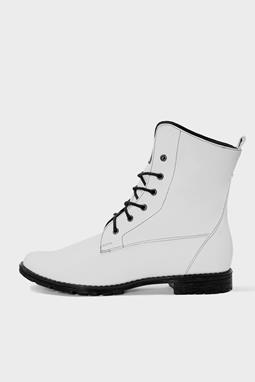 Lace-Up Boots No.2 White