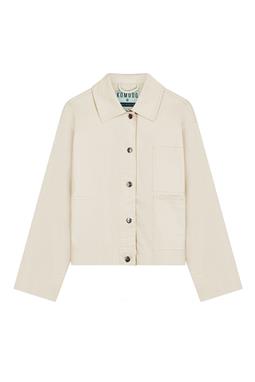 Lotus Patches Jacket Off White