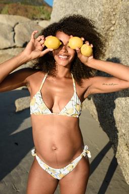 Rio Triangle Bikini Top &Amp; Pants Lemon