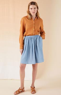 Fantine Rock In A-Linie Blau