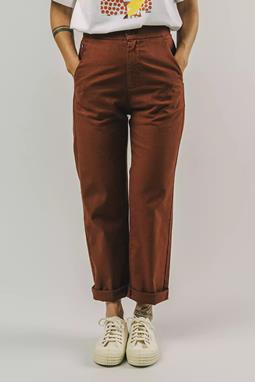 Capri Chino Broek Chocolade