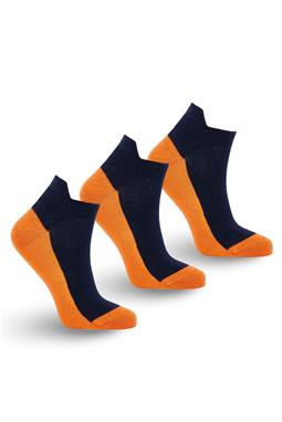 Punchy Ankle Socks X3 Navy