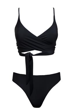 Lin + Skyline Slim Bikini Set Black