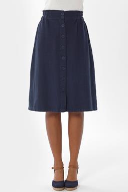 Skirt Buttons Dark Blue