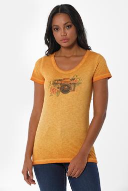 T-Shirt Camera Orange