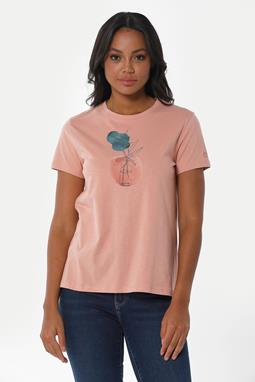 T-Shirt Drawing Print Pink