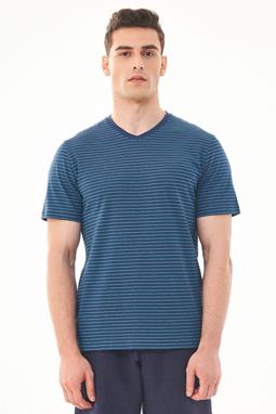 T-Shirt Striped Blue
