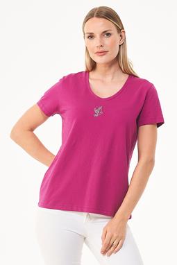 T-Shirt Organic Cotton Dark Pink