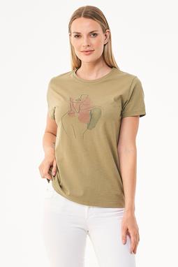 T-Shirt Organic Cotton Olive Green