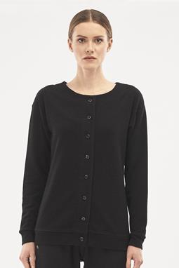 Jersey Cardigan Black