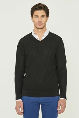 Sweater V-Neck Black