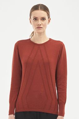Sweater Terracotta Red Brown