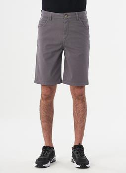 Graue Five-Pocket-Shorts