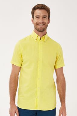 Shirt Short Sleeves Yellow
