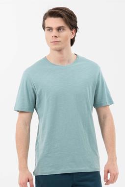 Basic T-Shirt Lichtblauw