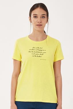 T-Shirt Text Yellow
