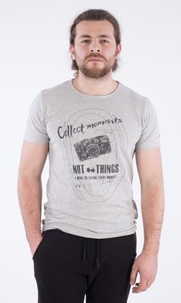T-Shirt Collect Moments Grijs