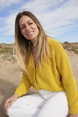 Anna Cardigan Yellow