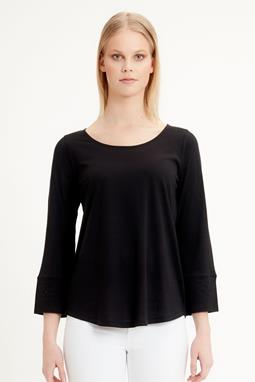 T-Shirt 3/4 Sleeve Black