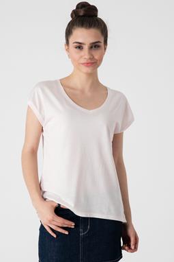 Tencel-T-Shirt Weiß