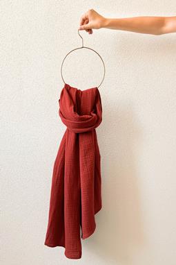 Sjaal rood biol...