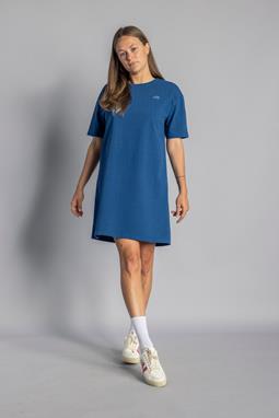 T-Shirt Dress Recycled Cotton Blue