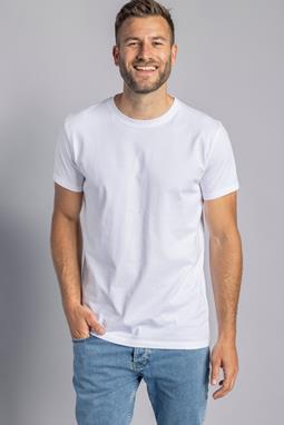 Premium Blanko T-Shirt Slim Weiß