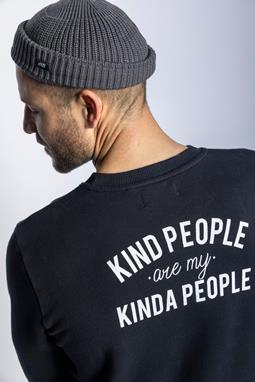 Kind People Sweatshirt Zwart