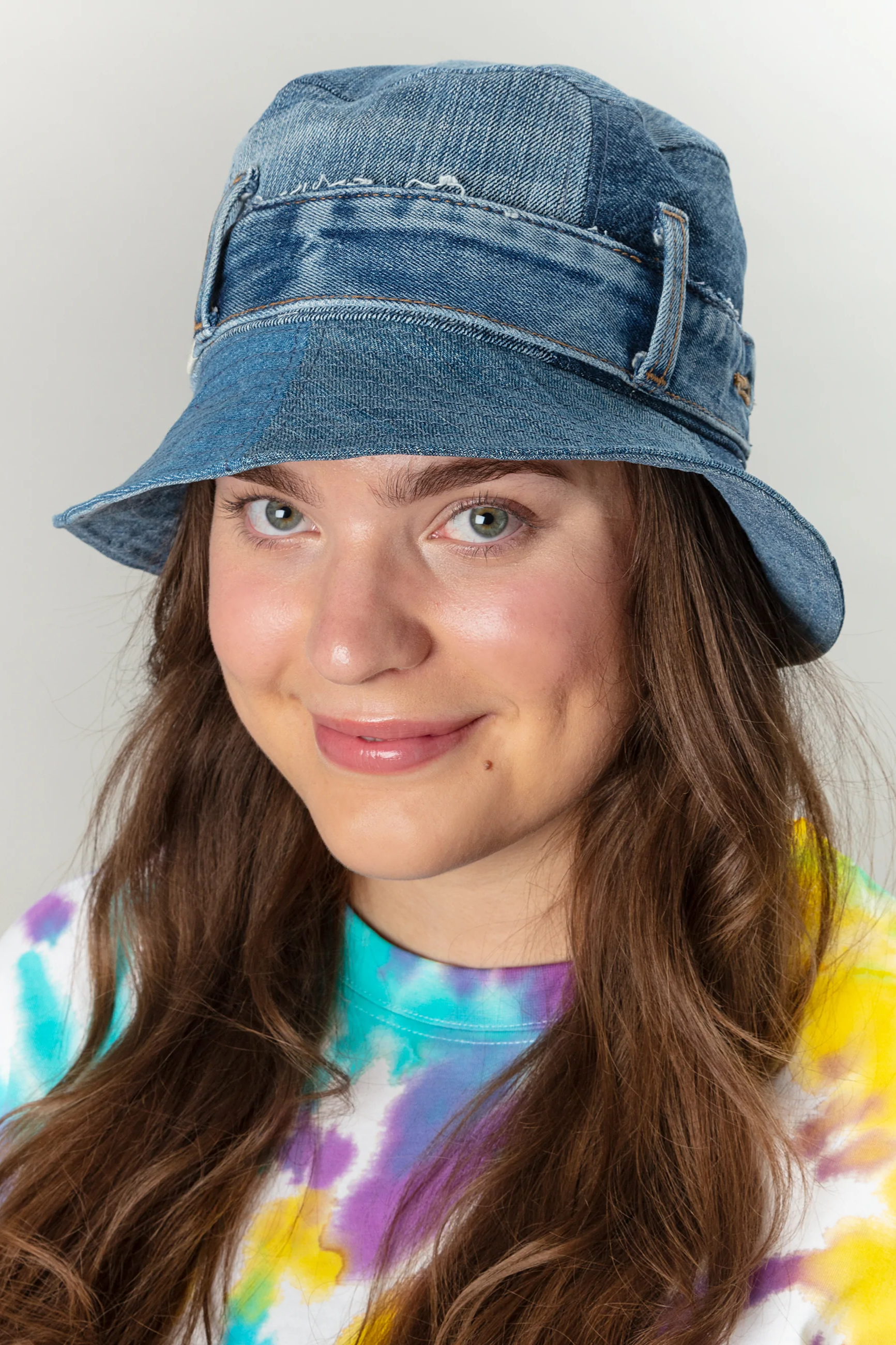 Nova Denim Bucket Hat Blue