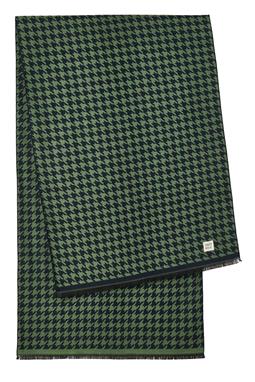 Houndstooth Sjaal Juweel Groen