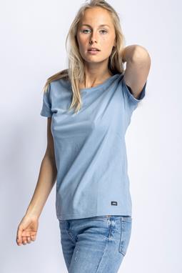 T-Shirt Premium Effen Blauw
