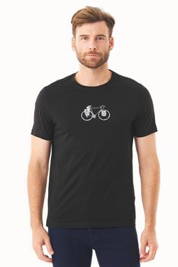 T-Shirt Organic Cotton Bicycle Black