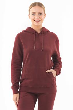 Soft Touch Hoodie Burgundy