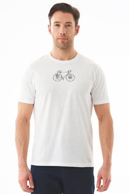 T-Shirt Bio-Katien Bicycle White