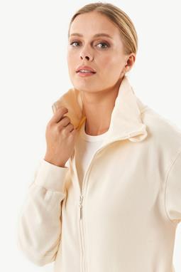 Soft-Touch Sweat Jacket Off-White
