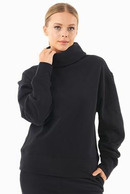 Sweater Turtleneck Organic Cotton Black