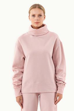 Sweater Turtleneck Organic Cotton Pink